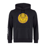 Show your rugby club pride with the WRS Canterbury West Chester University Club Hoodie by Canterbury, featuring a yellow and purple emblem with a ram’s head on the front and white stripes on the left sleeve.