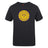 The West Chester University Club Plain Tee by Canterbury features the men's rugby logo with a yellow and purple ram's head and "Est 1973" on a black cotton blend. Brand: WRS Canterbury.