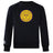 The West Chester University Club Crew Sweatshirt by Canterbury features the men's rugby logo in yellow and purple on the chest, with an embroidered CCC logo on the left sleeve. Brand: WRS Canterbury.
