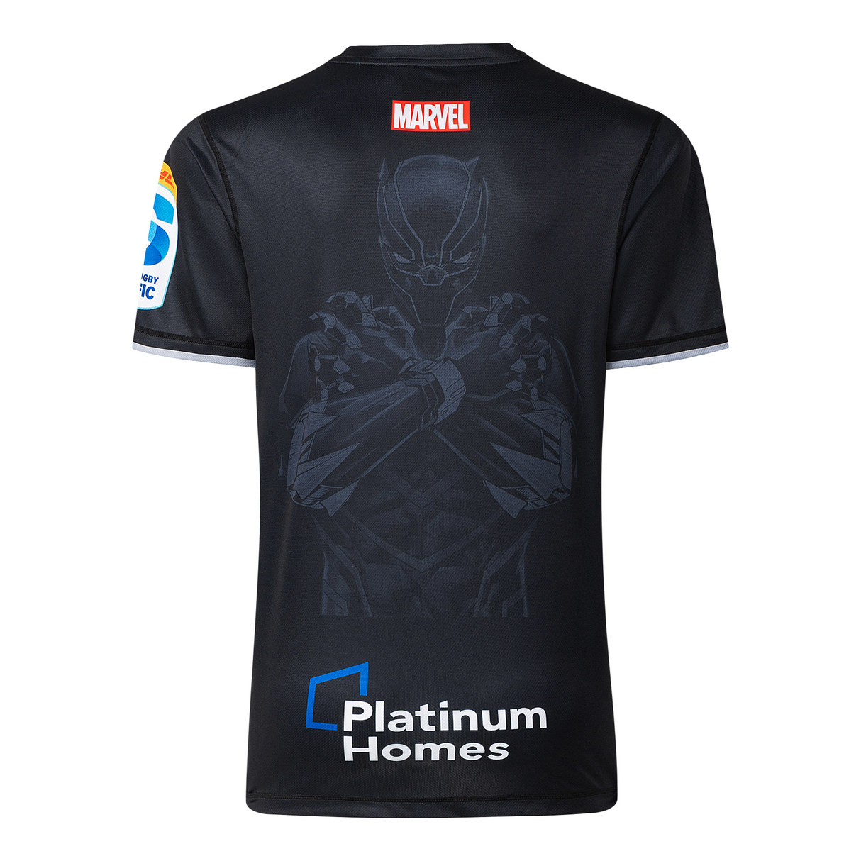 Limited Edition Gallagher Chiefs Super Rugby Marvel Collection Black Panther Warm-Up Tee by Classic Sportswear