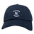 The EMB S&S Activewear Clover Middle School Adult Low-Profile Cotton Twill Dad Cap features navy blue cotton twill, with "Clover Rugby" and a large white "C" logo embroidered on the front.