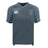 The Clover Middle Girls Vapodri Evader Jersey by EMB Canterbury features short sleeves, “Canterbury” and logo on the right chest, a “Clover Rugby” crest with clover graphic on the left, and moisture-wicking performance fabric.
