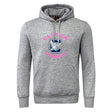 The Clover Middle Girls Club Hoodie by WRS Canterbury is a gray hooded sweatshirt with a front pocket, large "C" logo, illustrated bird, and pink "Clever Rugby"—a standout choice for any rugby fan.
