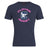 The Clover Middle Girls Club Plain Tee by WRS Canterbury is a navy blue cotton blend shirt with "CLOVER RUGBY" in pink and a large white "C" with an eagle graphic at the center.