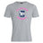 The WRS Canterbury Clover Middle Girls Club Plain Tee by Canterbury is a grey cotton-blend shirt with pink text and a bold blue "C" with an eagle—an eye-catching, customizable choice for fans.