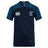 The Clover Middle School Vapodri Evader Jersey by EMB Canterbury is a navy rugby jersey with dark blue shoulder panels, white Canterbury and Clover Rugby logos on the chest, and "VAPODRI" text near the hem.