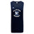 The Clover Middle School Tempo Vapodri Singlet by WRS Canterbury is a navy blue, sleeveless rugby jersey made from recycled polyester, featuring "Clover Rugby" and an eagle logo on the front.