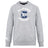 The Clover Middle School Club Crew Sweatshirt by WRS Canterbury features "Clover Rugby" in white and navy, a bold "C," eagle graphic on the chest, ultra-soft feel, and a white Canterbury logo on the left sleeve.