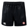 The Chico Oaks Professional Rugby Short by EMB Canterbury features an elastic waistband, a Canterbury logo on the left leg, and a circular red and white badge on the right. Made from durable polyester, these shorts deliver both style and performance.
.