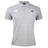 The Clover Middle School Waimak Polo by EMB Canterbury features a "Clover Rugby" crest and Canterbury logo on the chest—a classic light grey men's rugby shirt perfect for everyday style.