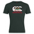 The WRS Canterbury California CCC Flag Club T-shirt is a dark green tee with a bear flag design and “canterbury” in red on the front—ideal for showing your rugby state pride.