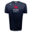 Navy blue Rugby East Conference Tempo Vapodri T-Shirt by WRS Canterbury featuring a red bird graphic and "Rugby East" text on the front. The T-shirt has a "CCC" logo on the right shoulder, a "Canterbury" logo on the left shoulder, and incorporates VapoDri technology for moisture-wicking comfort.