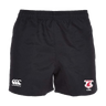 A Washington State Rugby Alumni Canterbury Women's Advantage Rugby Shorts with a WRS Canterbury logo.