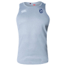 Front of grey performance singlet with White CCC logo on the right chest and Des Moines right chest