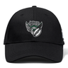 Black baseball cap with a white and gray embroidered "Chicago Valkyries" logo featuring a stylized creature with wings on the front.