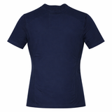 The Castore USA Rugby 24/25 7s Olympic Pro Home Jersey is a navy blue short-sleeve shirt, shown from the back with a crew neckline and sleek, minimalist design. No visible logos or graphics.