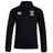 Black Blackthorn RFC Club 1/4 zip mid-layer pullover featuring the EMB Canterbury logo on the right chest and a sports team emblem on the left chest.