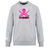 Gray SUNY Maritime Club crew sweatshirt with a pink and white skull and crossbones graphic, labeled "WRS Canterbury," displayed on a white background.