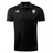 The West Potomac RFC Club Dry Polo by EMB Canterbury is a black short-sleeve collared shirt featuring Vapodri Technology, the Canterbury logo on the right chest, and a red-and-white crest on the left.