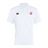 The West Potomac RFC Club Dry Polo by EMB Canterbury is a white short-sleeve polo with a collar, black Canterbury logo, and maroon and white chest emblem. Made with Vapodri Technology for breathable comfort.
