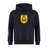 Black hoodie with a "Burger Boys RFC Club" logo by Canterbury featuring a burger, founded in 1945, and stripes on the left sleeve.