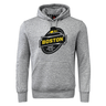 Gray Boston RFC Club Hoodie with a "WRS Canterbury Boston Rugby Football Club" logo on the chest. Customization optional.