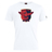 White Charlotte Cardinals Rugby Club Club Plain Tee made from a comfortable cotton blend with the WRS Canterbury logo printed on the front.