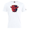 White Charlotte Cardinals Rugby Club Club Plain Tee made from a comfortable cotton blend with the WRS Canterbury logo printed on the front.