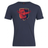 Comfortable navy blue t-shirt with the Charlotte Cardinals Rugby Club Plain Tee logo featuring a spread-winged eagle and the years 2020-2021 by WRS Canterbury.
