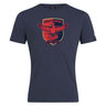 Comfortable navy blue t-shirt with the Charlotte Cardinals Rugby Club Plain Tee logo featuring a spread-winged eagle and the years 2020-2021 by WRS Canterbury.