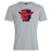 Comfortable grey Charlotte Cardinals Rugby Club Plain Tee by Canterbury for the 2020-2021 season, made from a cotton blend.