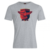 Comfortable grey Charlotte Cardinals Rugby Club Plain Tee by Canterbury for the 2020-2021 season, made from a cotton blend.
