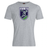 Gray cotton blend Seattle Rugby Club Club Plain Tee with "Seattle Rugby" logo featuring a stylized green and purple orca in a shield design and WRS Canterbury branding.