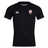 The West Potomac RFC Club Dry Tee by EMB Canterbury is a breathable black workout jersey with a right chest Canterbury logo and maroon/white club crest, designed for ultimate comfort.