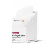 Momentous Collagen Shot 15-Packs by Momentous offers wild berry flavored hydrolyzed bovine collagen peptides for joint and bone support, with 15 dietary supplement packets per box.