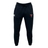 Denver Highlanders RFC Leisure Sweatpants by Canterbury in black, crafted from sustainable materials, feature a drawstring waist with embroidered logos on the upper thighs.