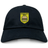 The Burger Boys RFC Adult Low-Profile Cotton Twill Dad Cap by EMB S&S Activewear features an embroidered yellow and green shield logo with "BURGER BOYS RFC FOUNDED 1940" and a hamburger graphic, made from quality cotton twill for comfort and durability.