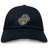 Black Boston RFC Adult Low-Profile Cotton Twill Dad Cap with a yellow and black EMB Alpha Broder logo embroidered on the front.