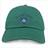 The Ireland Rugby 1875 Navy Logo Dad Cap by EMB S&S Activewear features "Ireland Rugby EST. 1875" and a blue shield with three shamrocks—an ideal accessory for any rugby fan.