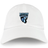 The Scottsdale Rugby Adult Low-Profile Cotton Twill Dad Cap by EMB S&S Activewear features embroidered team branding with a wolf head logo and "Rugby Established 1964" on the front.