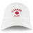 The Nations of Rugby Canada Rugby Dad Cap by EMB S&S Activewear features "CANADA RUGBY" and a red maple leaf embroidered on the front—an ideal addition to any rugby hat collection.