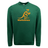 This WRS Augusta Wallabies Fleece Crewneck Sweatshirt combines comfort and style, featuring the word "Wallabies" on a green fabric inspired by Australia greats.