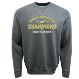 WRS Augusta South Africa RWC 23 Champions Crewneck Fleece Sweatshirt.