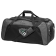 Black Chicago Valkyries Holdall Duffle Bag by EMB Canterbury, with CCC logo, multiple compartments, and a detachable shoulder strap.