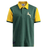 The Ellis Rugby Springboks Rugby 1937 Polo by Ellis Rugby sports the iconic design with green and yellow short sleeves, a springbok emblem on the chest, and a crest on the sleeve, paying tribute to South Africa Rugby.