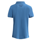 Back view of the blue Northern Transvaal Bulls Vintage Polo by Ellis Rugby with "Northern Transvaal Rugby" text on the upper back, celebrating their storied legacy in the Currie Cup.