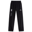 Eastside Lions Cuffed Hem Stadium Pant by EMB Canterbury in black, boasting an elastic waistband, front logos, and a chic cuffed hem.