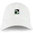 The Eagle High Mustangs Adult Low-Profile Cotton Twill Dad Cap by EMB S&S Activewear features embroidered team branding with a shield logo—rugby ball, bird, green "E," and a "Mountain Rugby" banner.