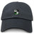 The EMB S&S Activewear Eagle High Mustangs Adult Low-Profile Cotton Twill Dad Cap is a black hat with embroidered team branding: a shield logo featuring an eagle, a rugby ball, and "EJ Norstand Rugby" text on the front.