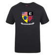 The Erie Rugby Club Club Plain Tee by WRS Canterbury is a comfortable cotton blend shirt, perfect for fans wanting a stylish and customizable option to show their support.
